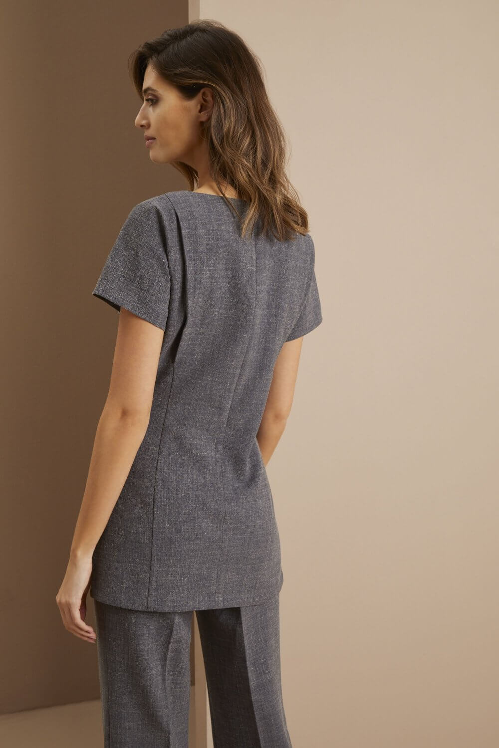 Linane V-kaelusega tuunika naistele - Image 14