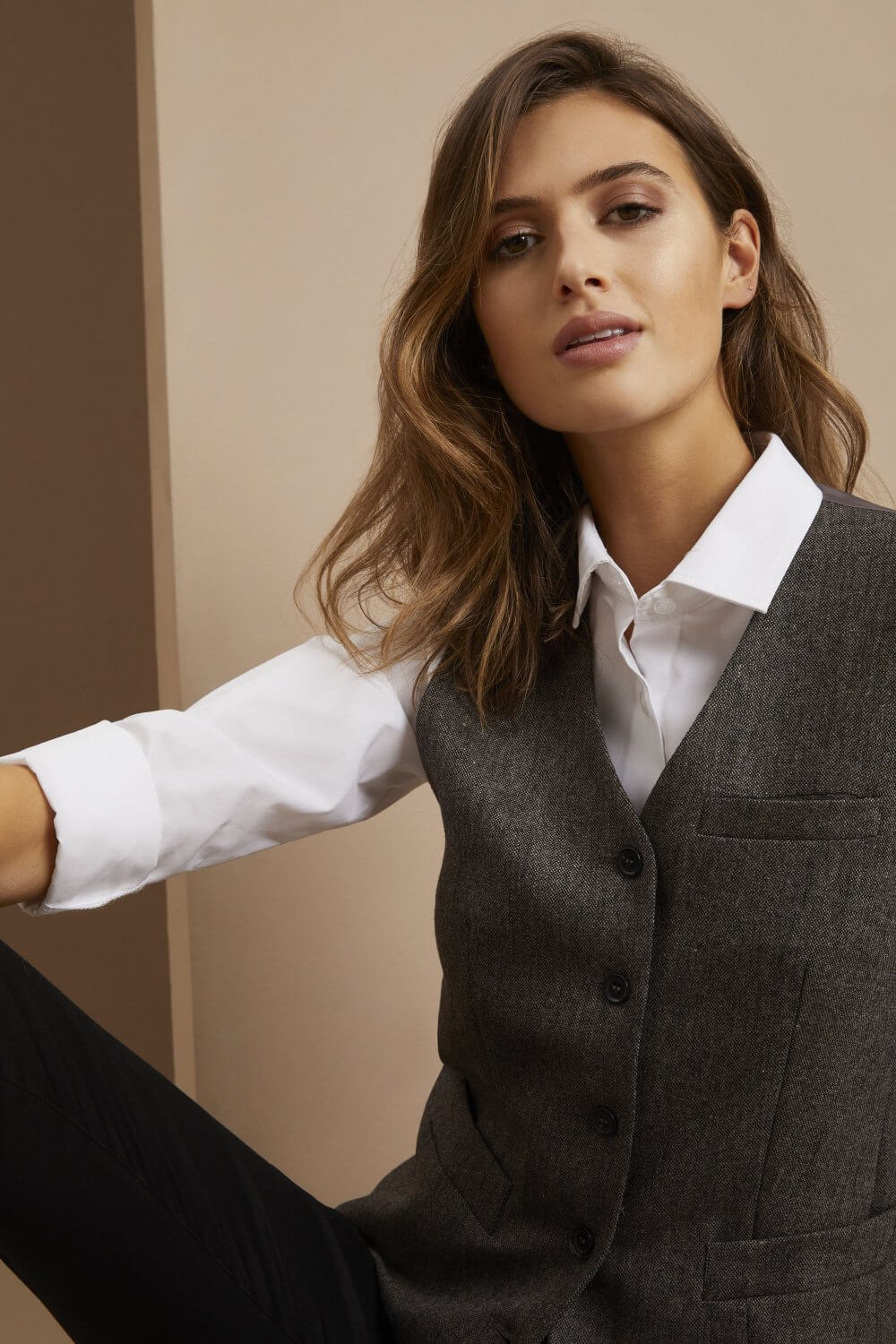 Naiste tviid-vest, masinpestav - Image 4