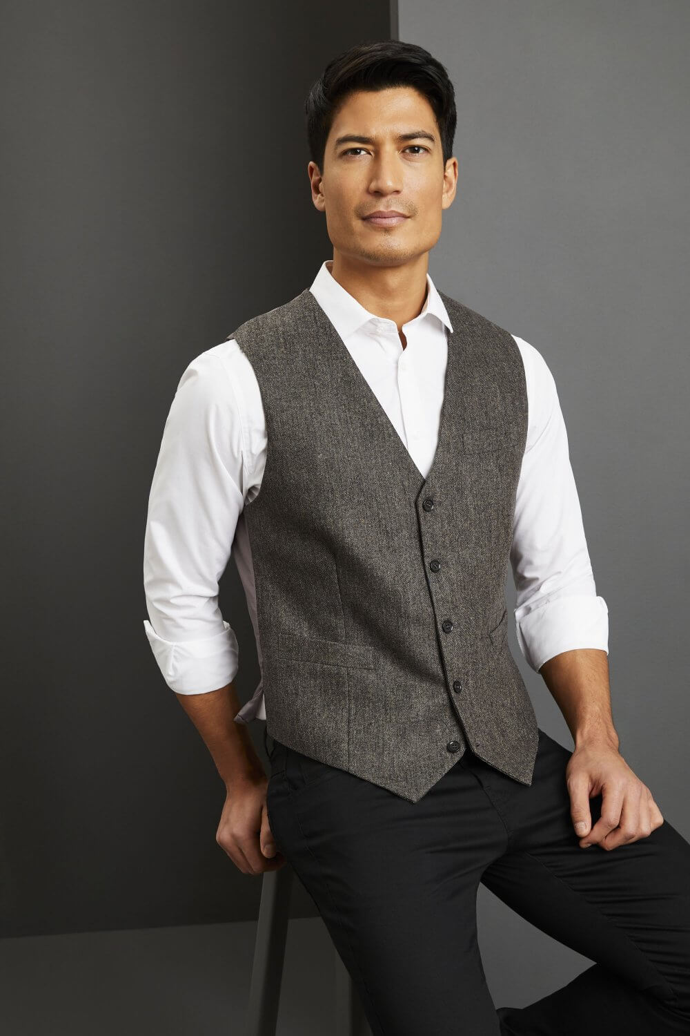 Meeste tviid-vest, masinpestav - Image 2