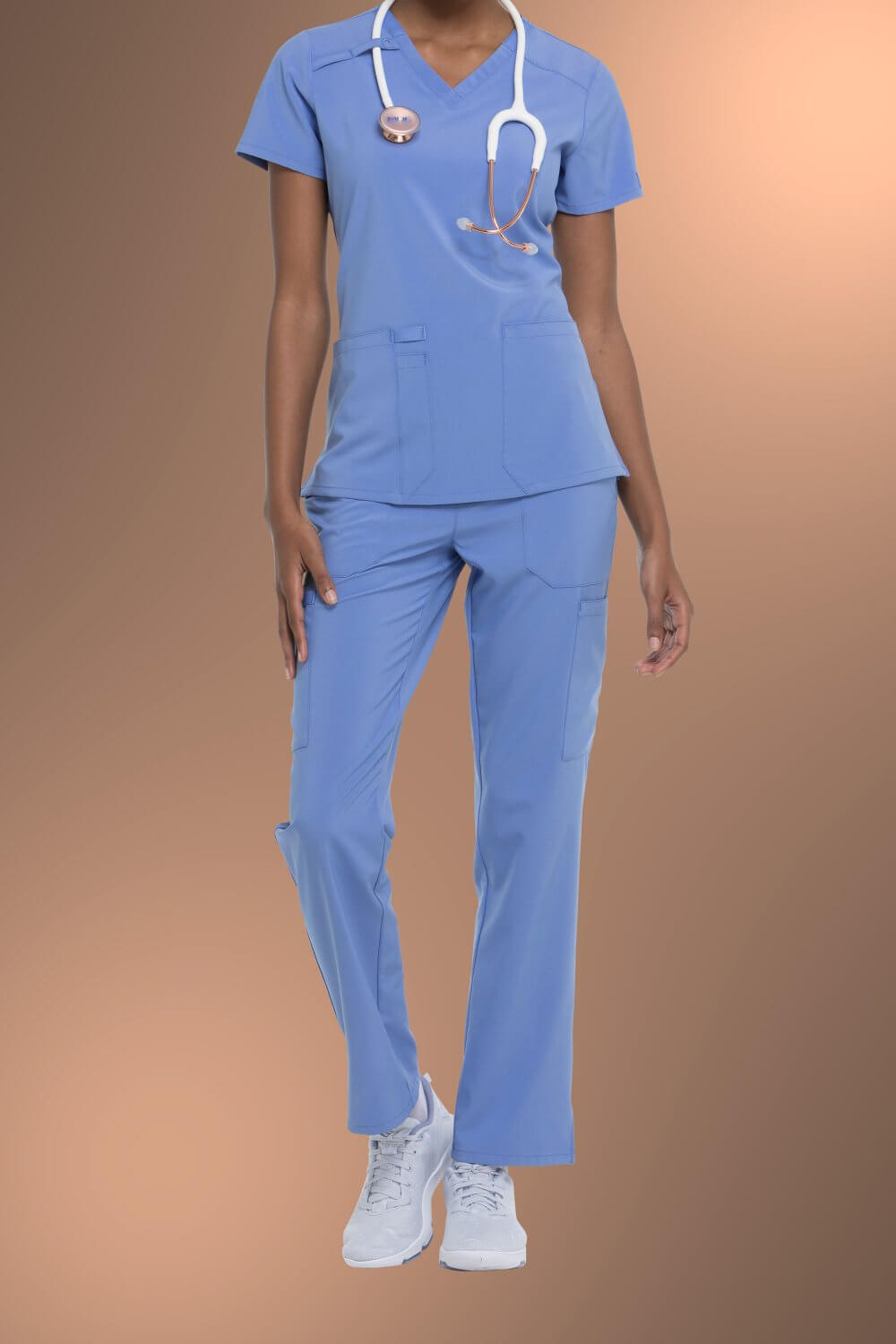 Dickies EDS naiste V-kaelaga scrub - Image 4